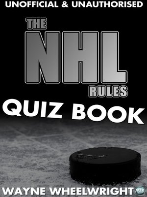 cover image of The NHL Rules Quiz Book